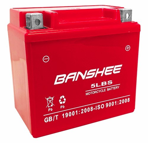 YTX5L-BS Banshee PowerSport Battery for Yamaha 250cc WR250F 2008 4 Year Warranty