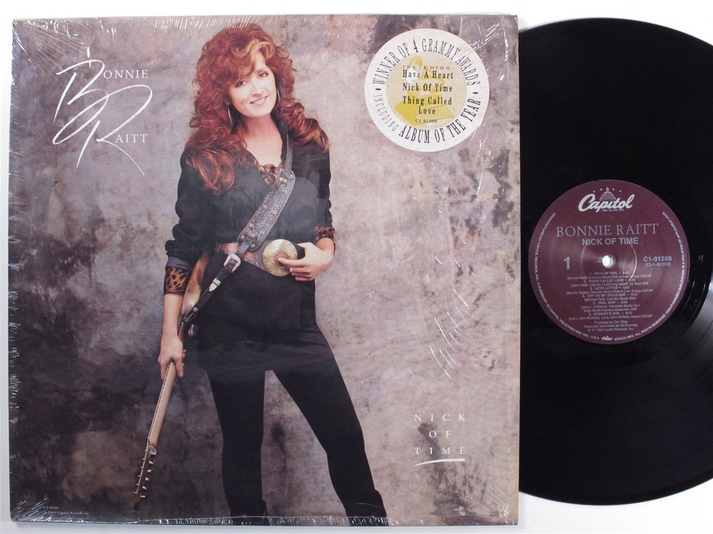 BONNIE RAITT Nick Of Time CAPITOL LP VG++ SHRINK f