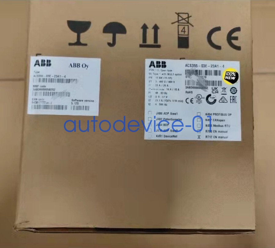 1pc ABB ACS355-03E-23A1-4 frequency converter 3PH 11KW DHL/FedEx