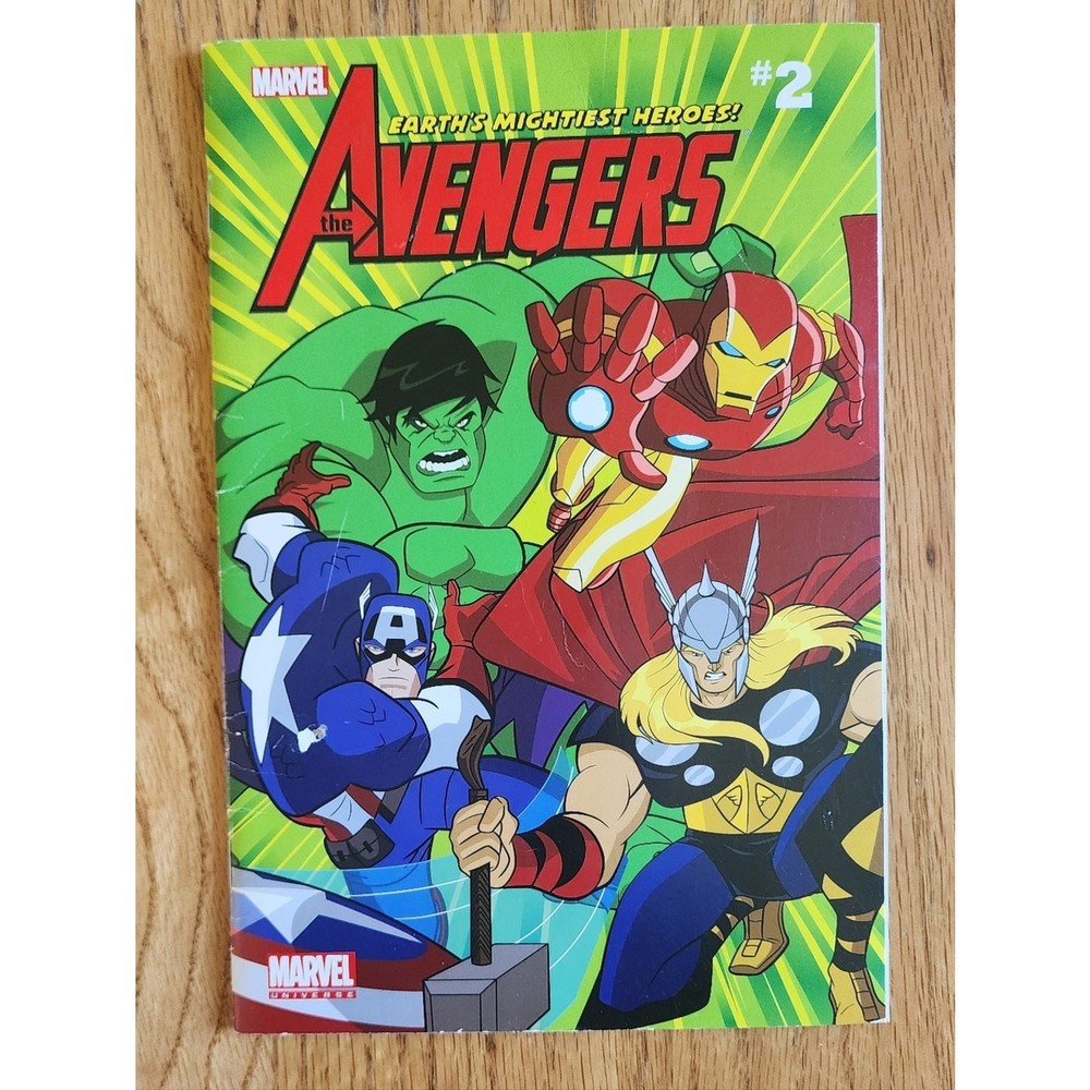 Marvel The Avengers Earth's Mightiest Heroes! #2 Paperback Comic Book Series