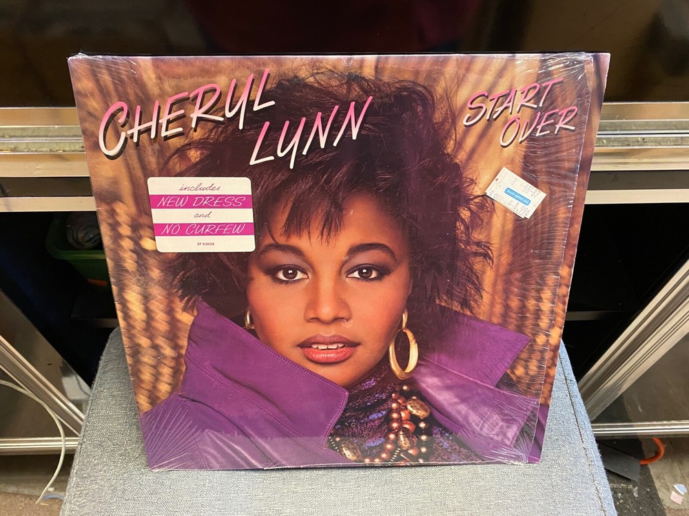 Cheryl Lynn Start Over LP Manhattan 1987 EX in SHRINK w/ hype sticker