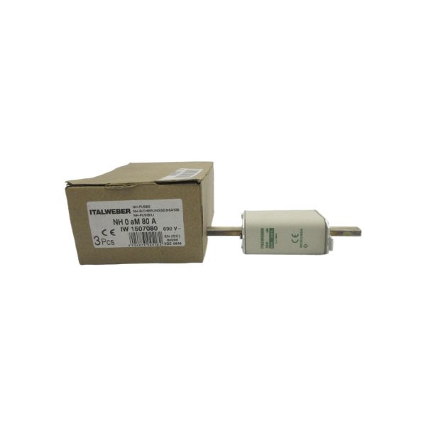 Ital Weber Nh0Am80A 690V 80A (Pkg Of 3) Nsmp