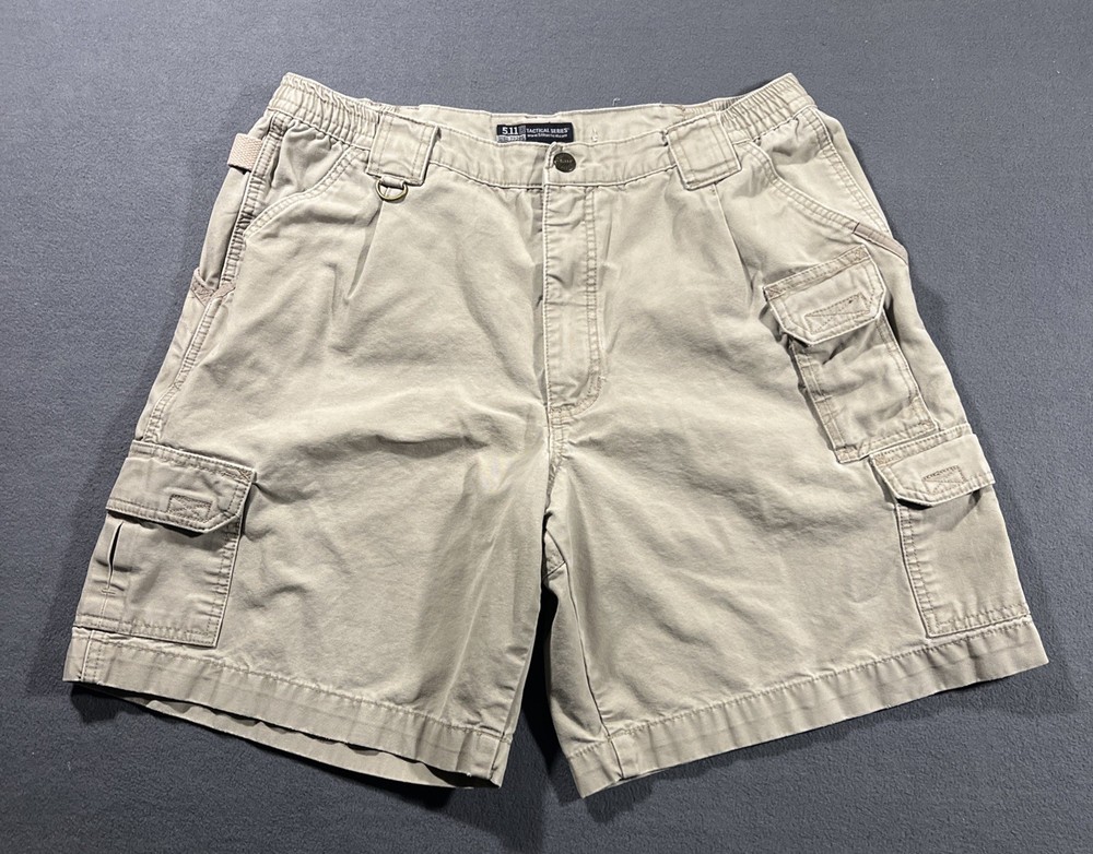 5.11 Tactical Cargo Shirts Men’s 36 (Actual 34) Beige Shooting Hiking Camping
