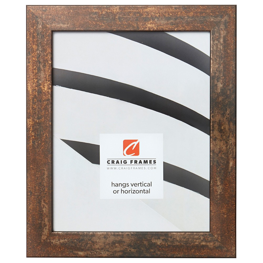 Craig Frames Bauhaus 125 Rust 12x12 Picture Frame for Modern Decor