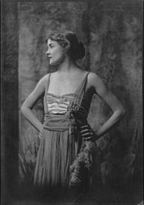 Photo:Jeanne Eagles 1921 Portrait Photograph Actress Studio Gown