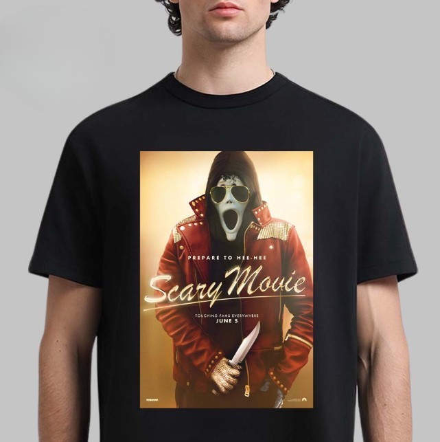 Vintage Scary Movie 6 Poster Graphic T Shirt Horror Parody T-Shirt