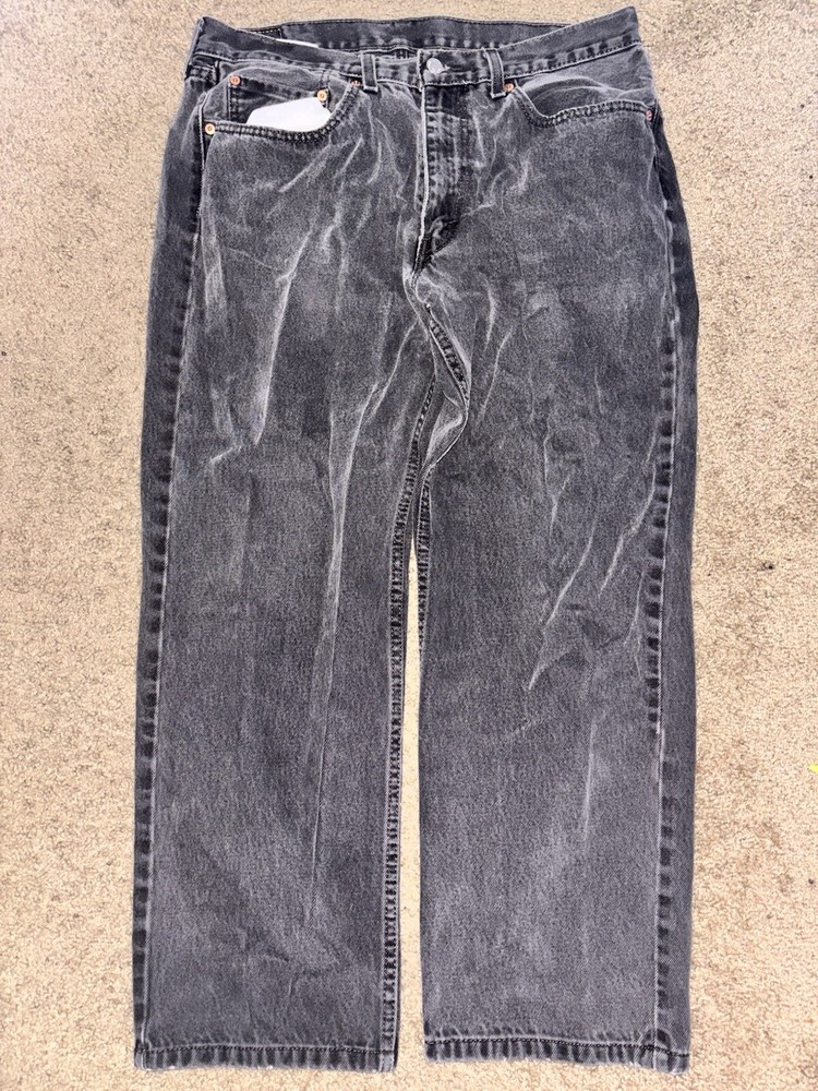 Levi's 505 Regular Fit Jeans - Black, 29Wx30L