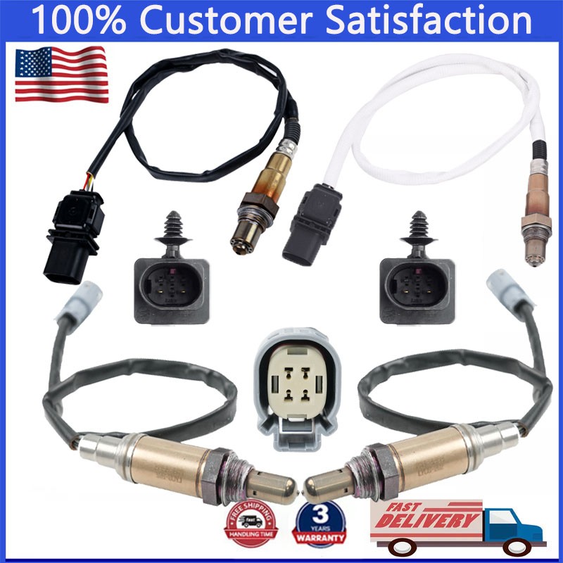 4PCS Oxygen Sensor For 2011-2014 Ford F-150 5.0L V8 6.2L V8 Upstream+Downstream