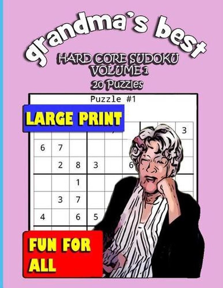 Grandma's Best Hard Core Sudoku: Volume 1 by Erika Simmons (English) Paperback B