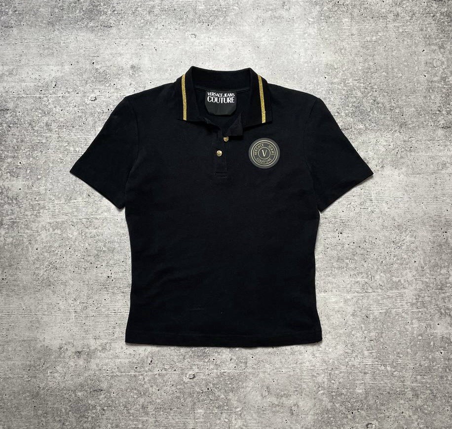 Women’s Polo T-Shirt Short Sleeve Versace Jeans Couture Size S