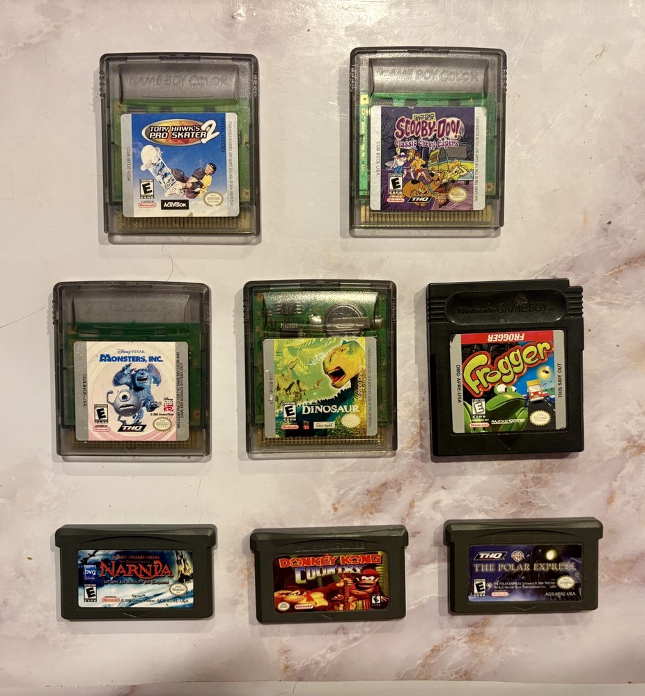 Gameboy Color and Gameboy Advance Games Lot