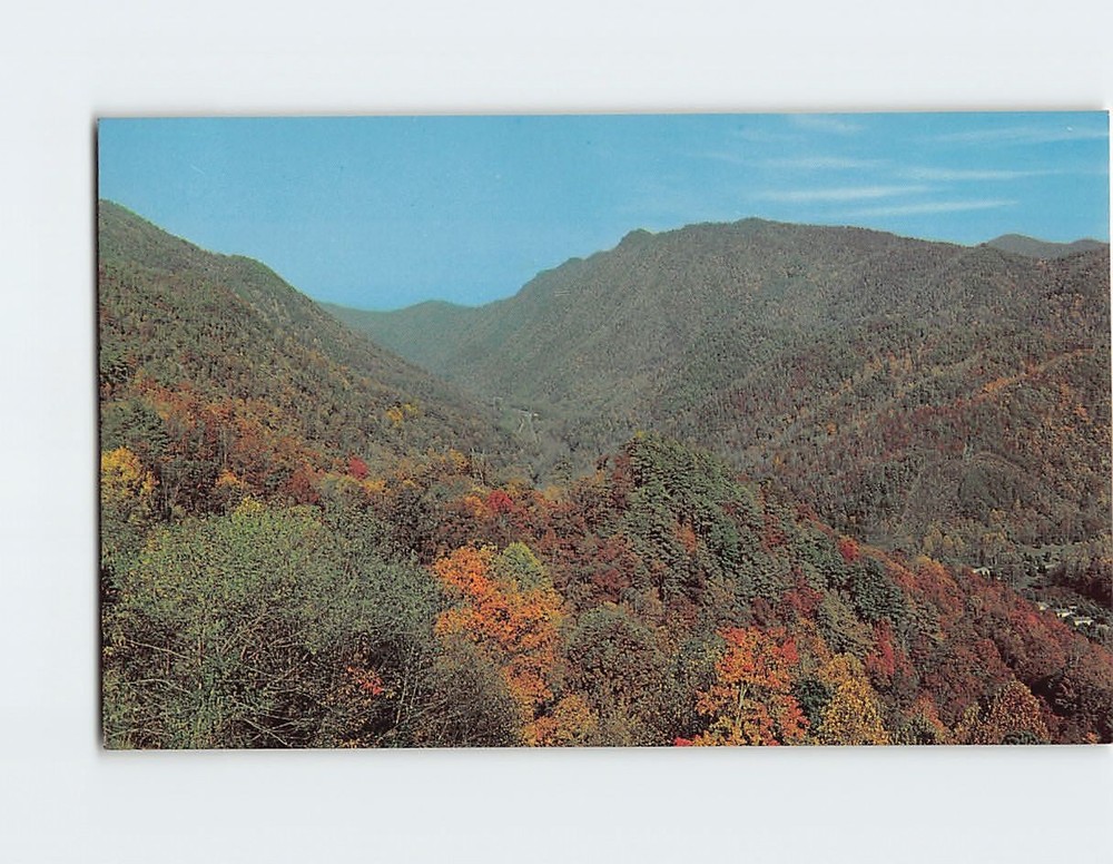 Postcard Nantahala Gorge Early Autumn Western North Carolina USA