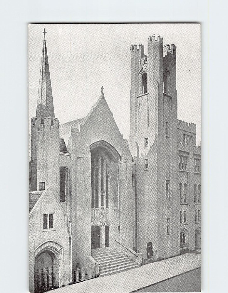 Postcard St. Luke's Lutheran Church New York City New York USA