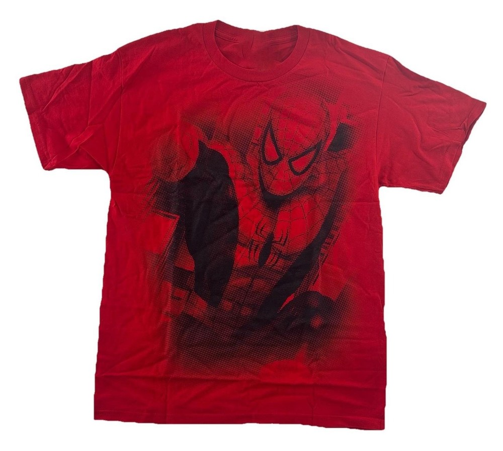 Marvel Mad Engine T-Shirt Spider Man Red Size S-5XL Reprint