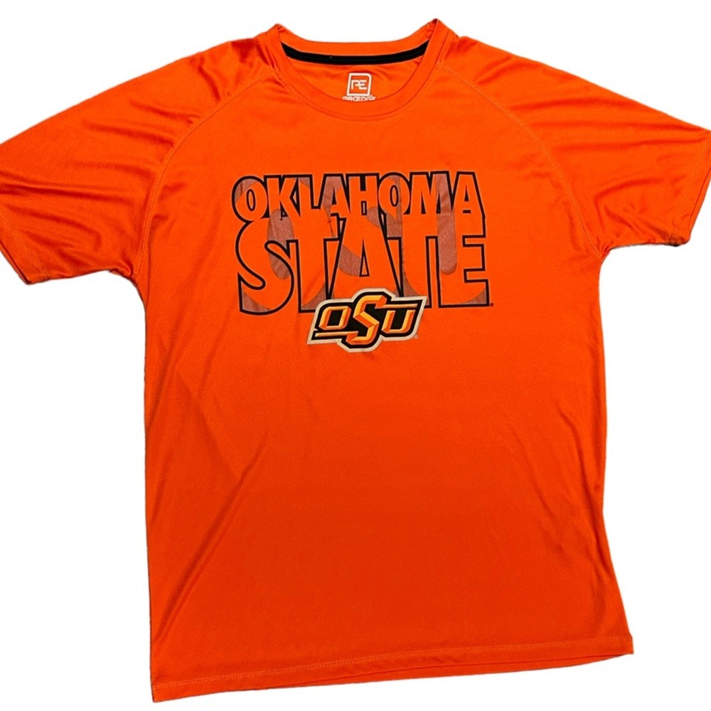 OSU Oklahoma State University Short Sleeve Performance T Shirt Adult Size Large