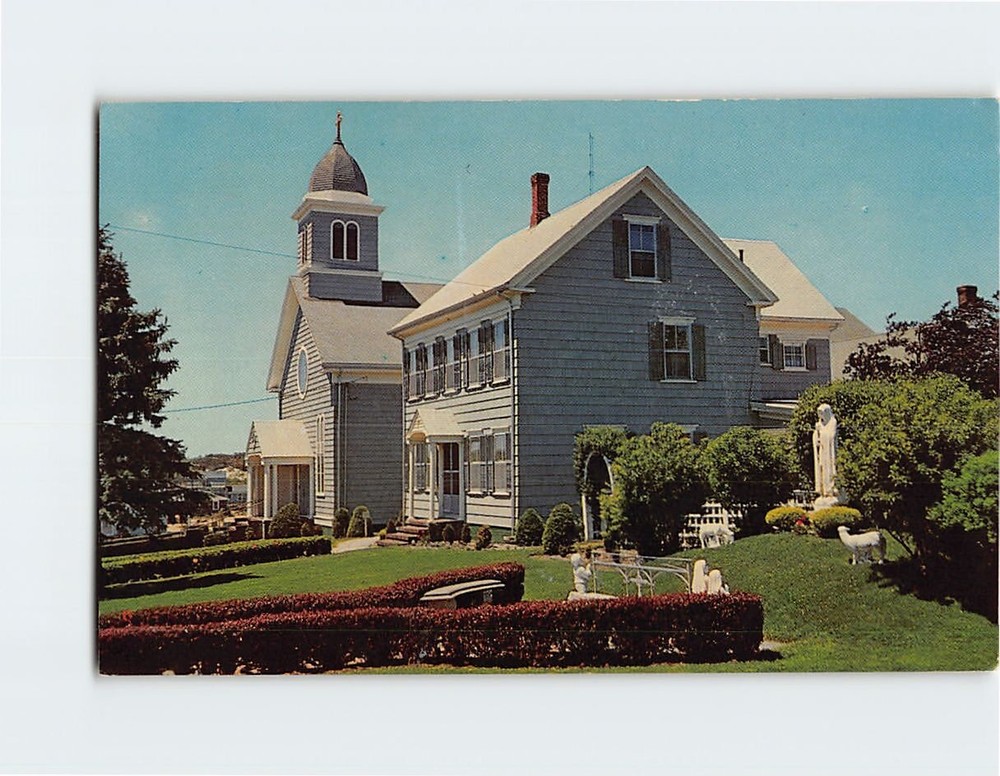 Postcard St. Peter's Church and Rectory Provincetown Cape Cod Massachusetts USA
