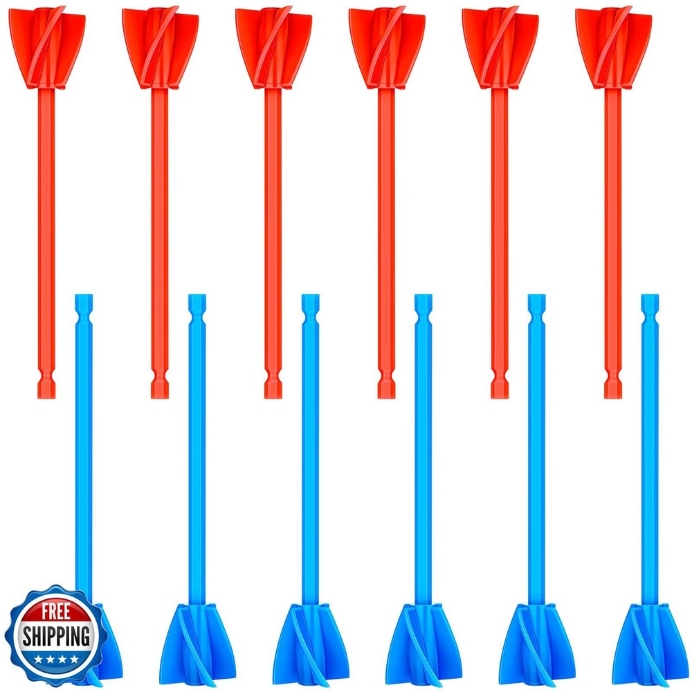 12-Piece Epoxy Mixer Drill Attachment Set - Reusable Helix Paint Stirrer