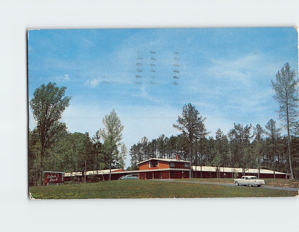 Postcard Eden Rock Motel North Carolina USA