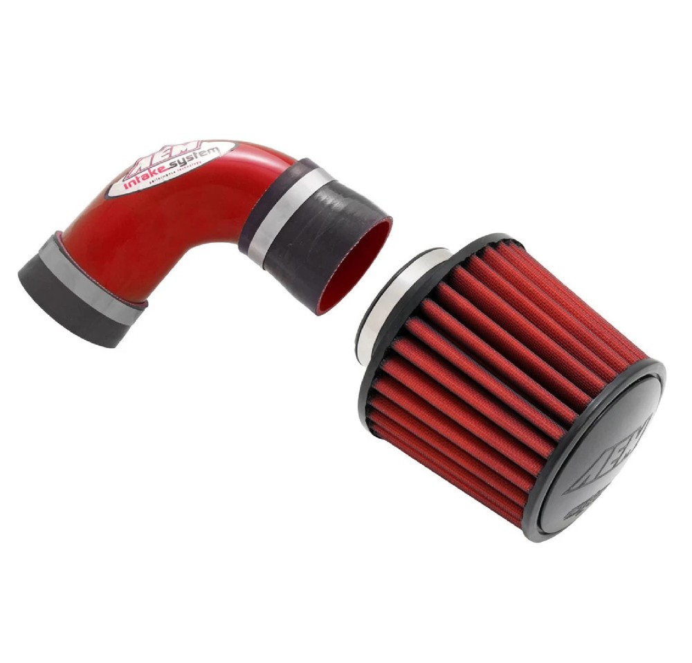 AEM 22-633R High-Performance Short Ram Air Intake System with Round Synthetic Air Filter – Compatible with Saturn Ion 2.0L Engine – Enhanced Airflow for Improved Performance