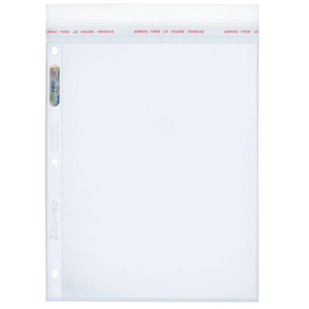 (10 Pages) Ultra Pro Platinum Flexible Comic Book Resealable Binder Pages