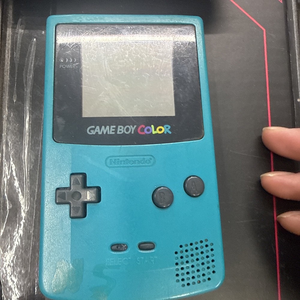 Nintendo Game Boy Color Handheld Game Console - Teal Worn Tested