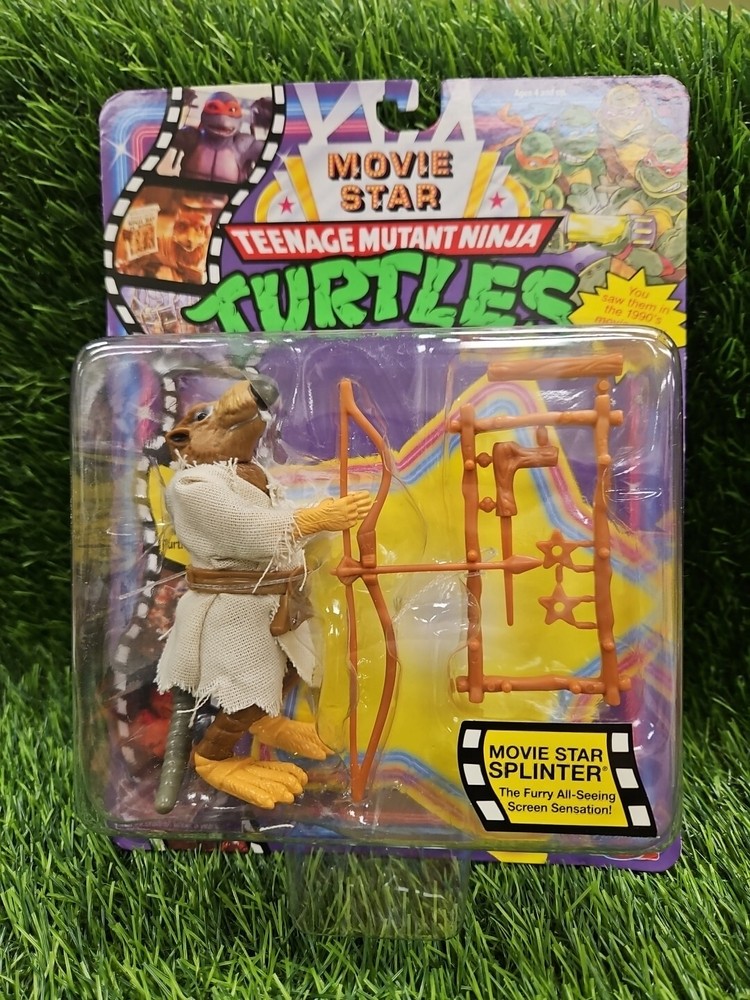 TMNT TEENAGE MUTANT NINJA TURTLES MOVIE STAR SPLINTER 2020 Playmates New On Card