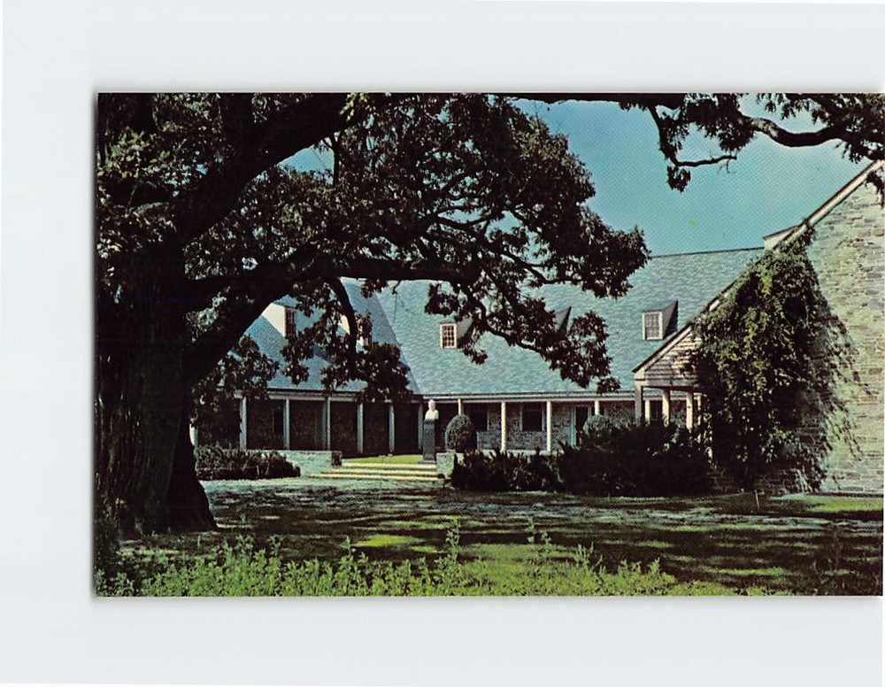 Postcard Franklin D. Roosevelt Library Hyde Park NY USA