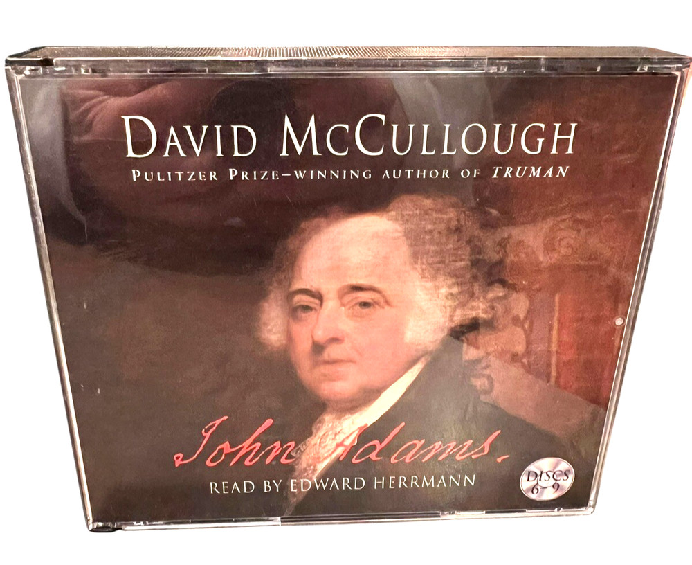 John Adams by David McCullough (2001, Audio CD, Abridged) 9 -Disc Collection