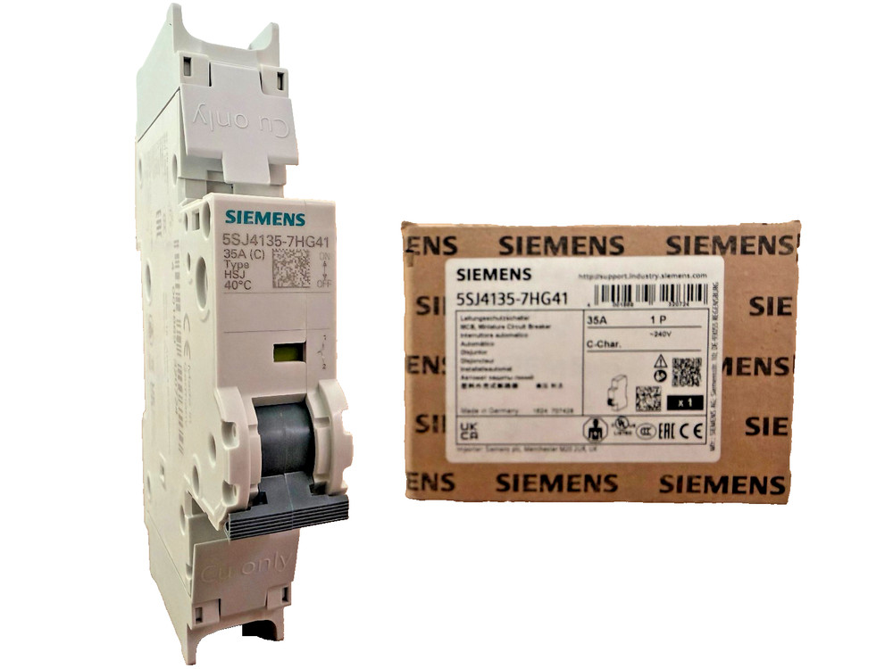 Siemens SENTRON 5SJ4135-7HG41 Miniature Circuit Breaker | 35A, 1-Pole