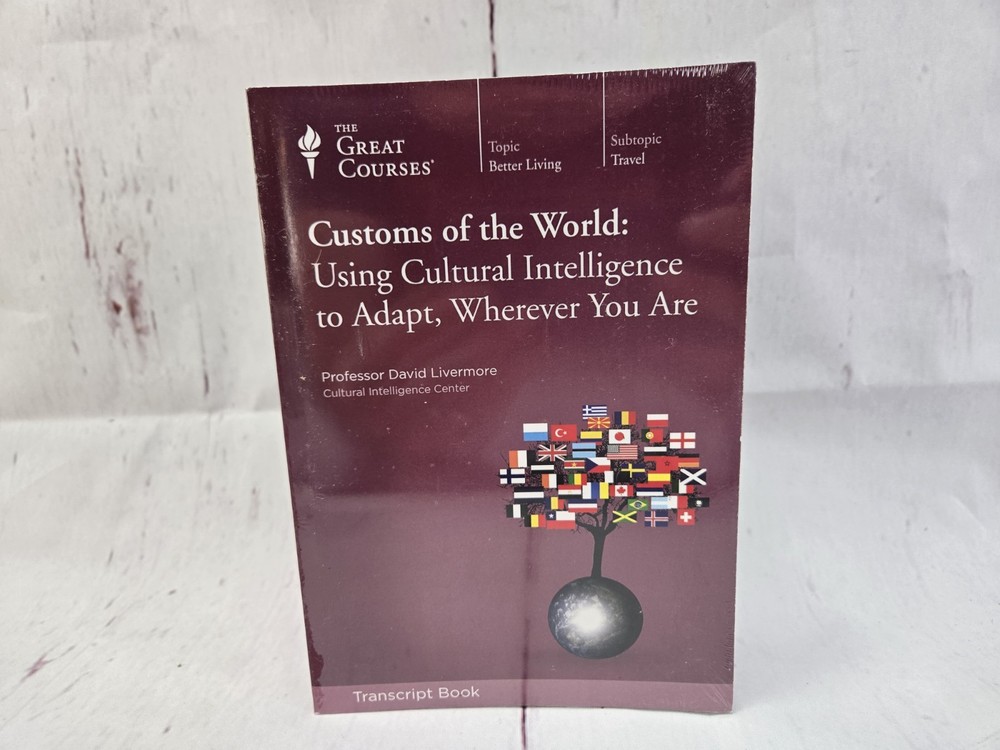 Teaching Co Great Courses  TRANSCRIPTS :     CUSTOMS of the WORLD   new & sealed