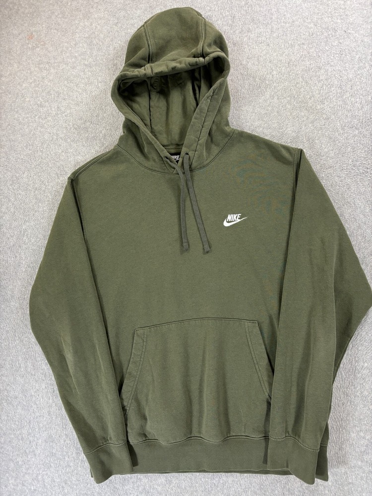Nike Black Label Midweight Athletic Hoodie Sweatshirt (Men's Large) Green