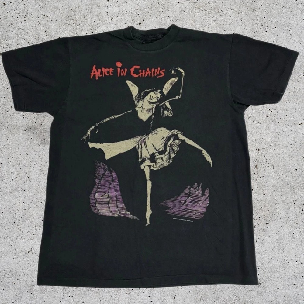 Alice In Chains Fairy Ballerina Either Suicide T Shirt Black reprint VK07862