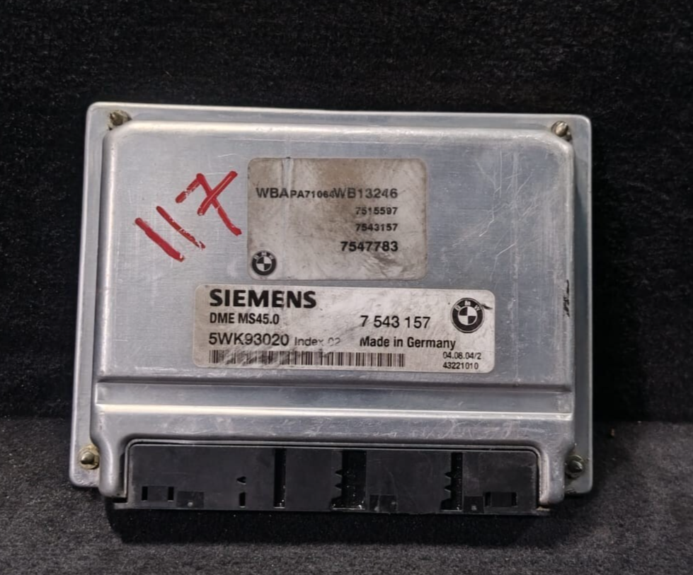 BMW X3 E83 2.5i M54 192HP ECU ENGINE CONTROL UNIT  DME MS45.0 - 7543157