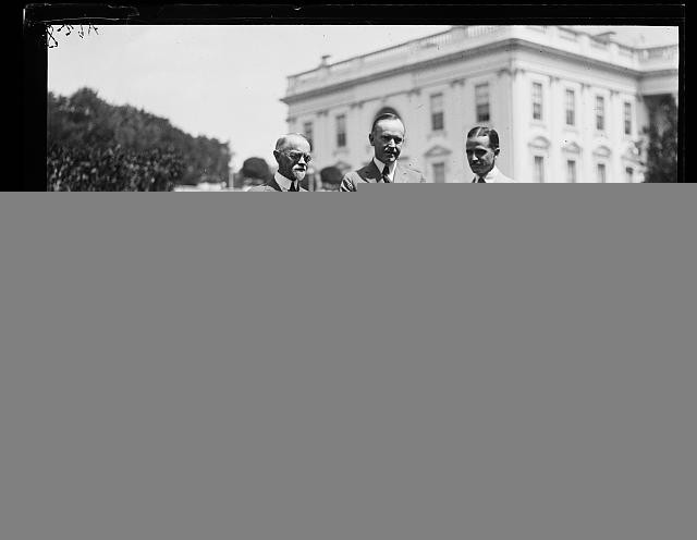 Photo:Washington DC White House Calvin Coolidge Group 1923