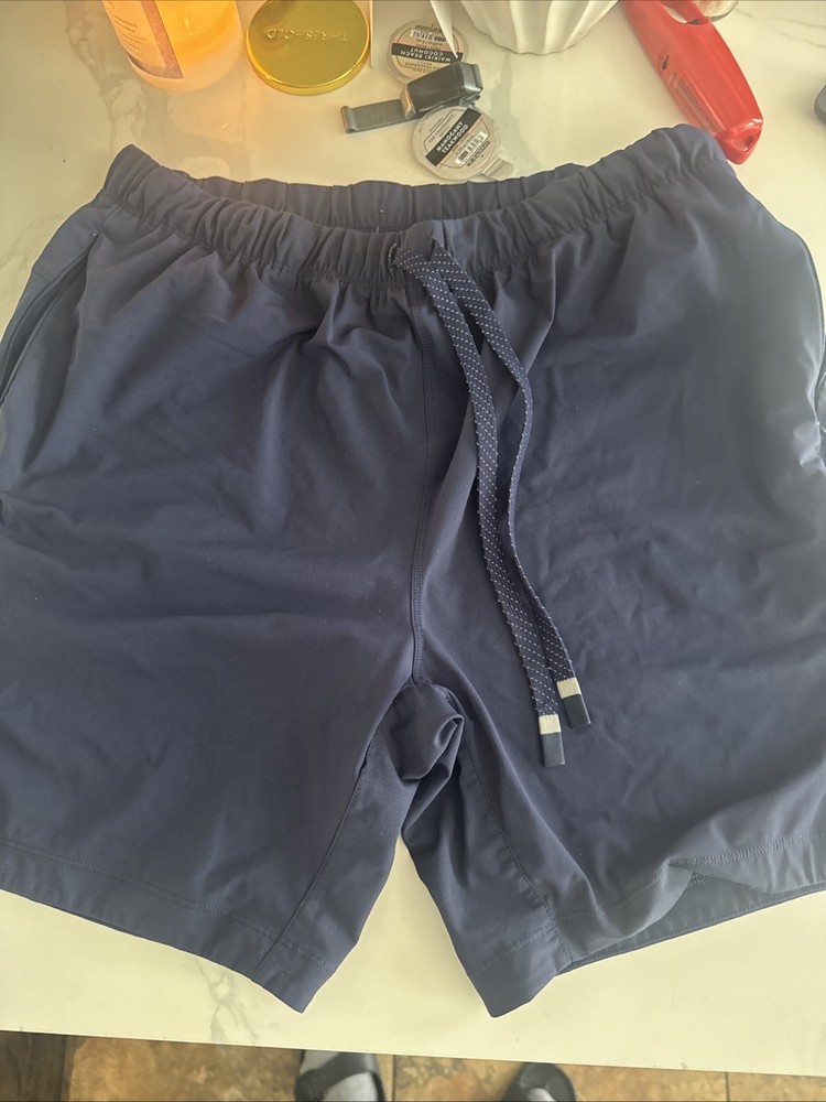 Fabletics The Fundamental Shorts, Men’s Large, Navy, 7