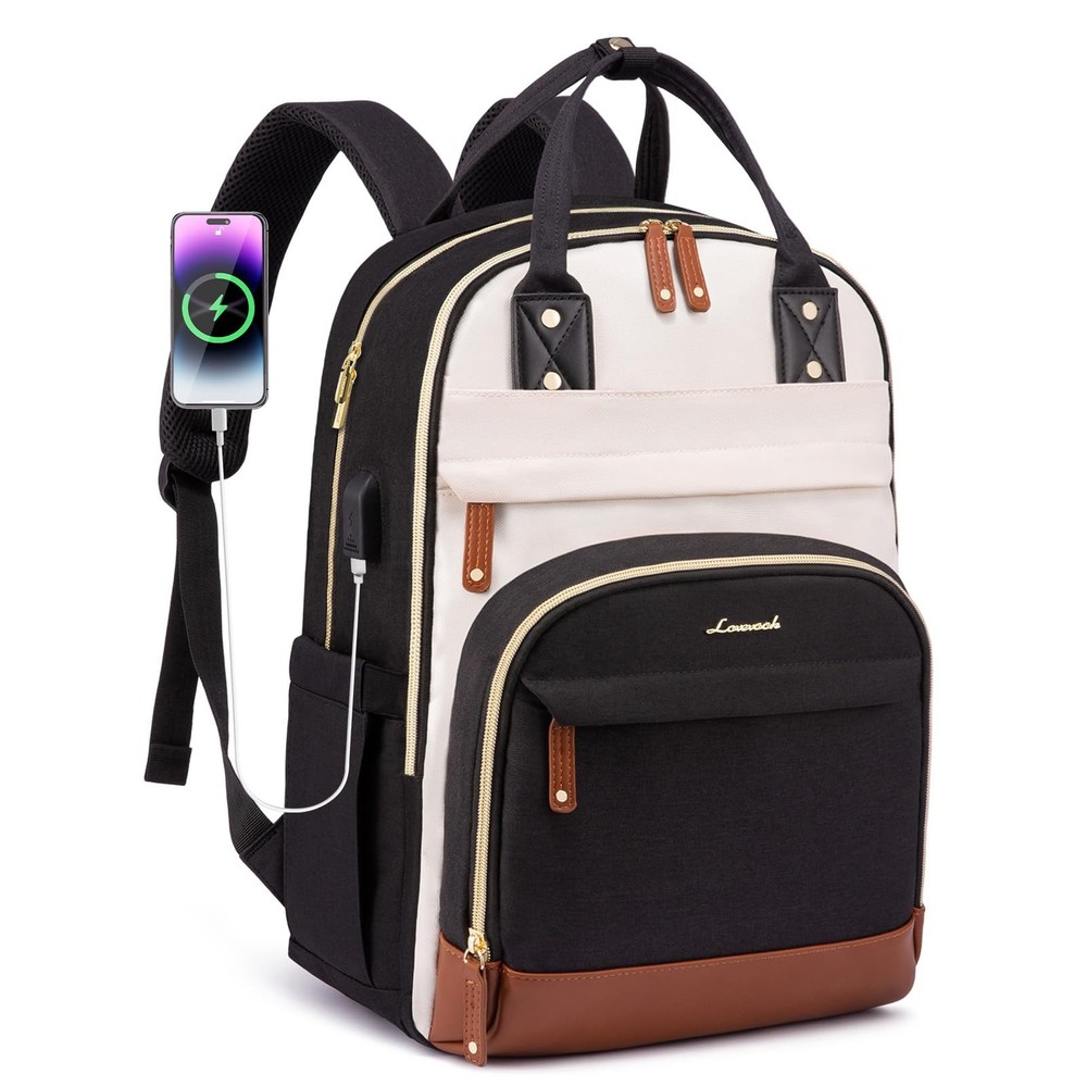 Women's Anti-Theft Laptop Backpack Purse Fits 17 Inch Travel Work Fashion