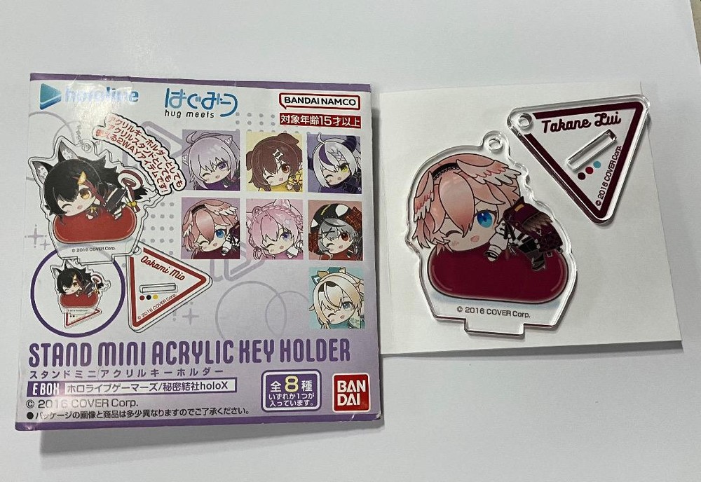 Hololive Takamine Rui Mini Acrylic Keychain Anime Stand Animation