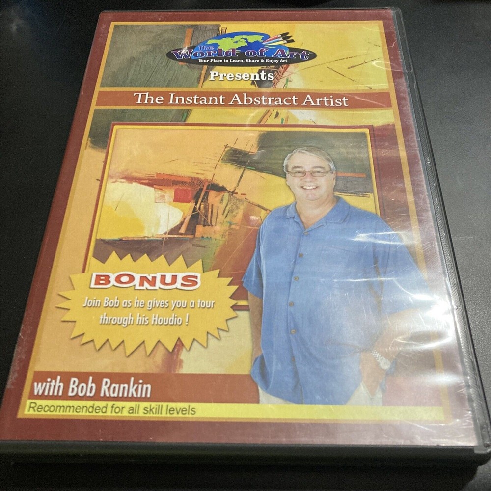 The Instant Abstract Artist With Bob Rankin (DVD, 2009) - World Of Art-image