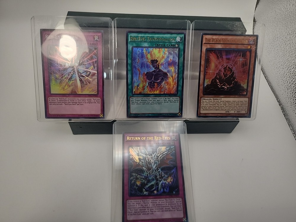 Red Eyes Black Dragon Trap Cards Lot of 3 Yugioh