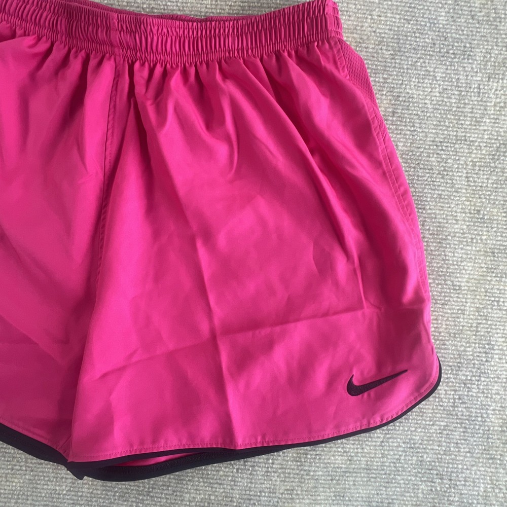Nike Shorts Women's Medium Pink Dri-FIT Slim Fit Athletic 4