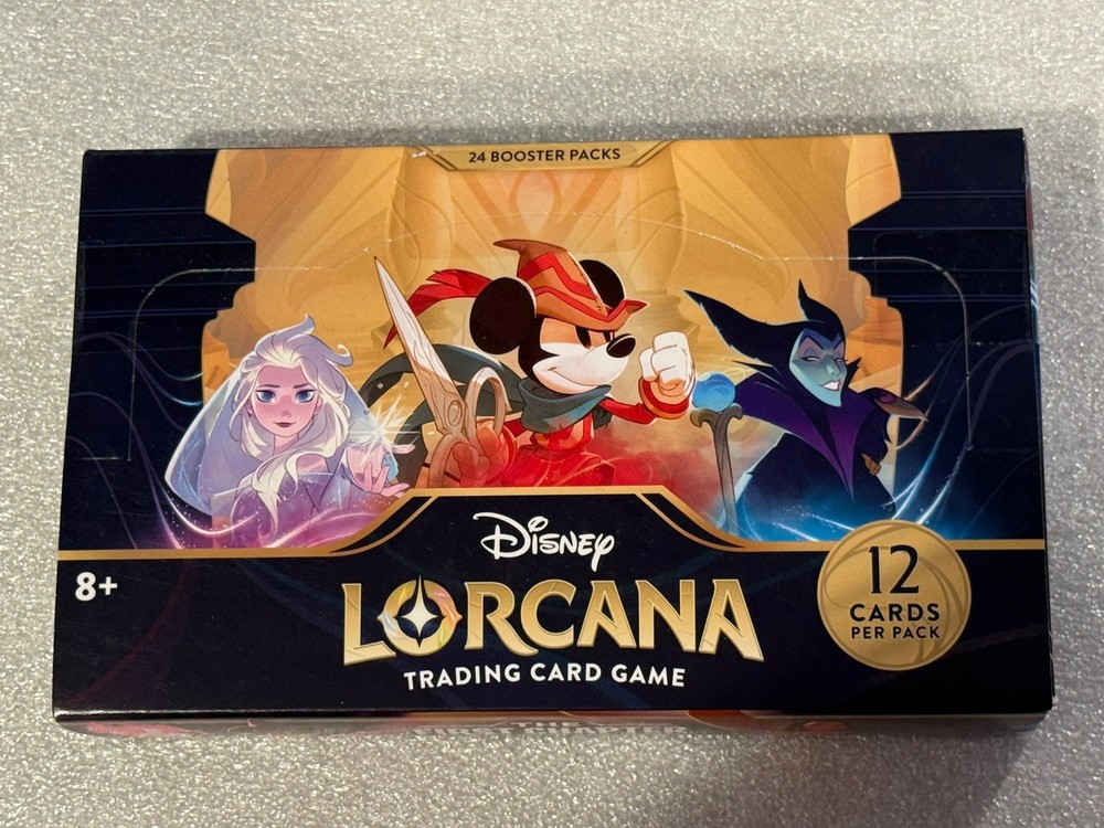 Disney Lorcana The First Chapter Booster Box Factory Sealed-24 Packs