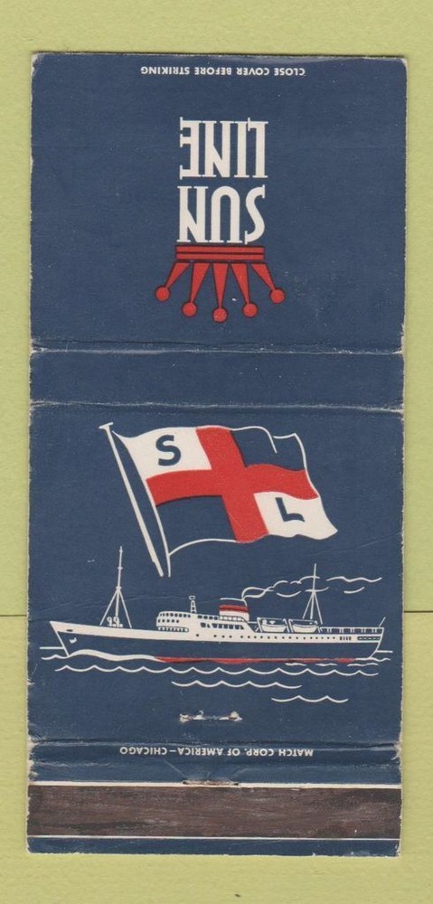 Matchbook Cover - Sun Line Cruise? WEAR 30 Strike
