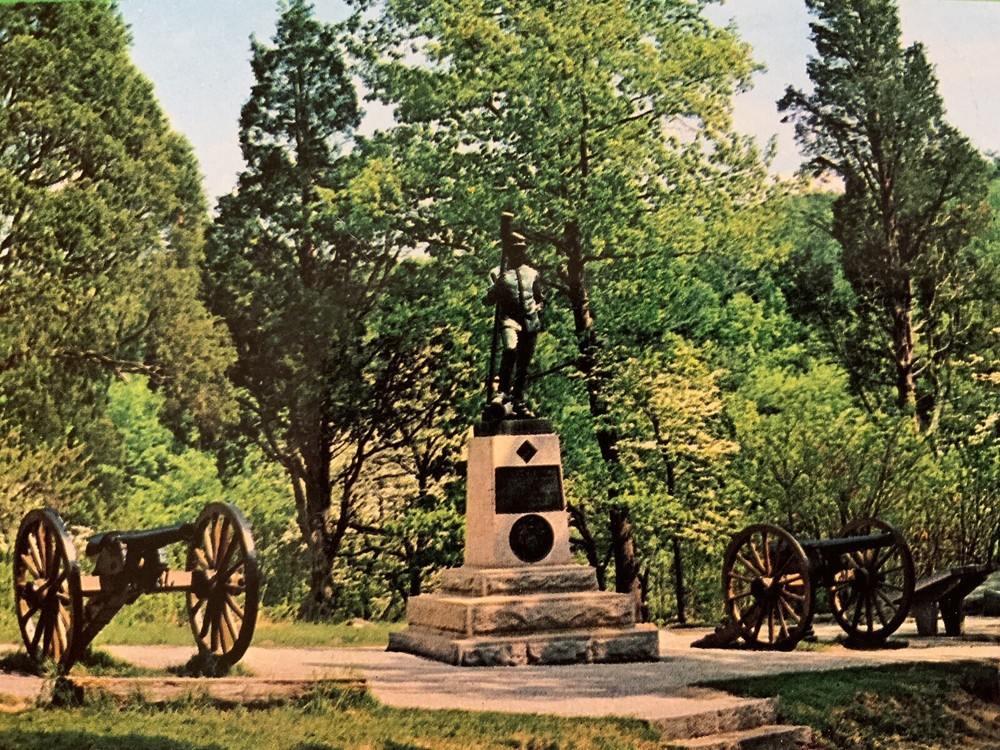 Little Round Top Valley of Death Gettysburg, PA Gettysburg Battlefield Postcard