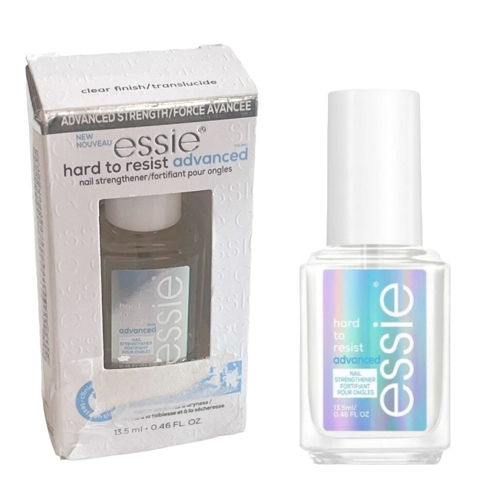 NEW Essie Hard To Resist Advanced NAIL STRENGTHENER Clear Polish .46oz