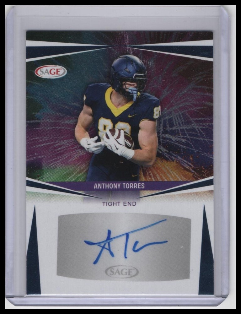 2025 SAGE HIT #A-AT Anthony Torres Autographs Blue (High Series)