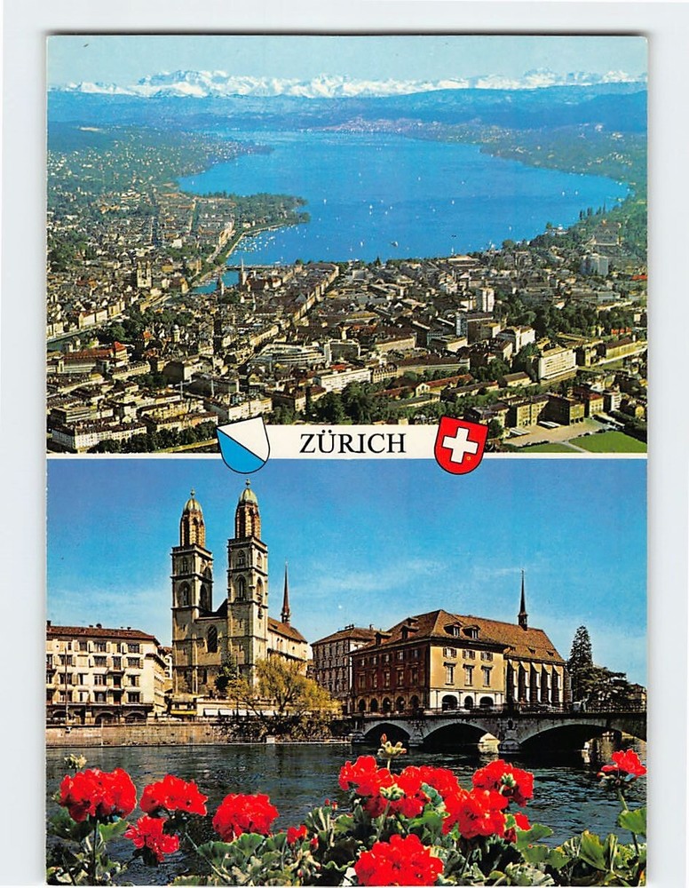 Postcard Scenes & Views Zurich Switzerland