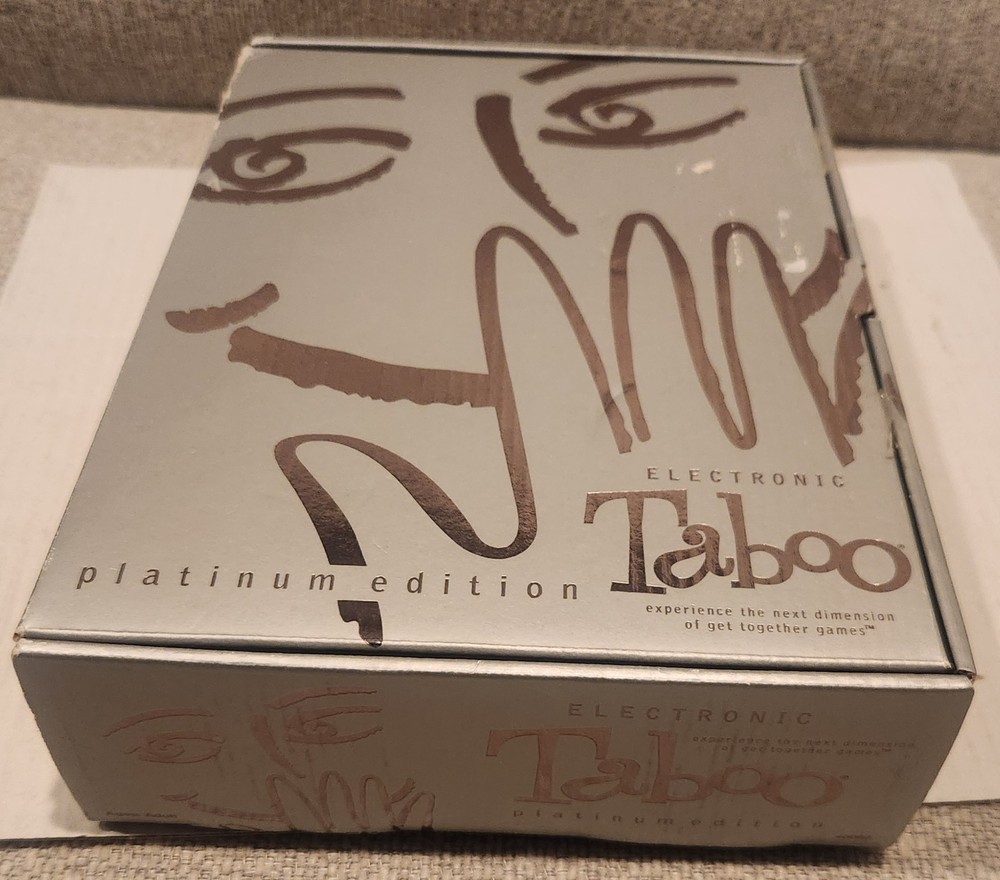 Taboo Vintage Bookshelf Edition by WS Game Company Deluxe Board Game New