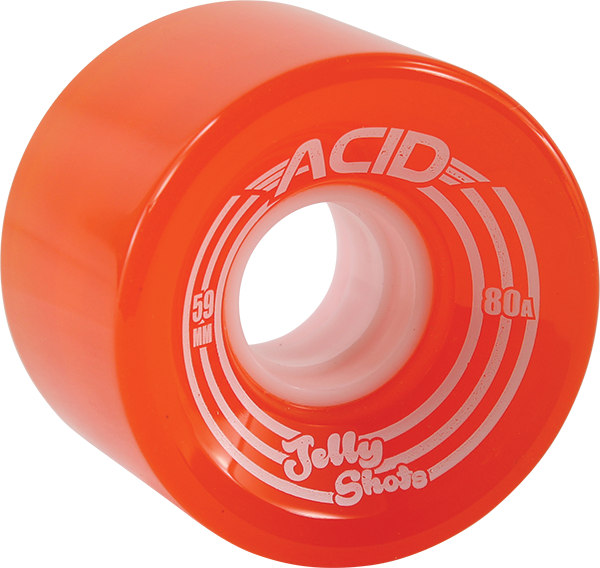 ACID Chemical Jelly Shot 59mm 82a Orange Wheels Complete Set-image