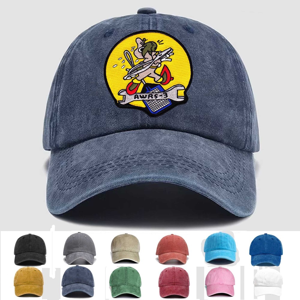Custom Embroidered Hat AWRS-3 Aviation Woman Reserve Squadron, Veteran Cap, Gift