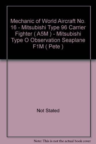 IJN MITSUBISHI A5M TYPE 96 FIGHTER TYPE 0 SEAPLANE F1M PICTORIAL... book form JP